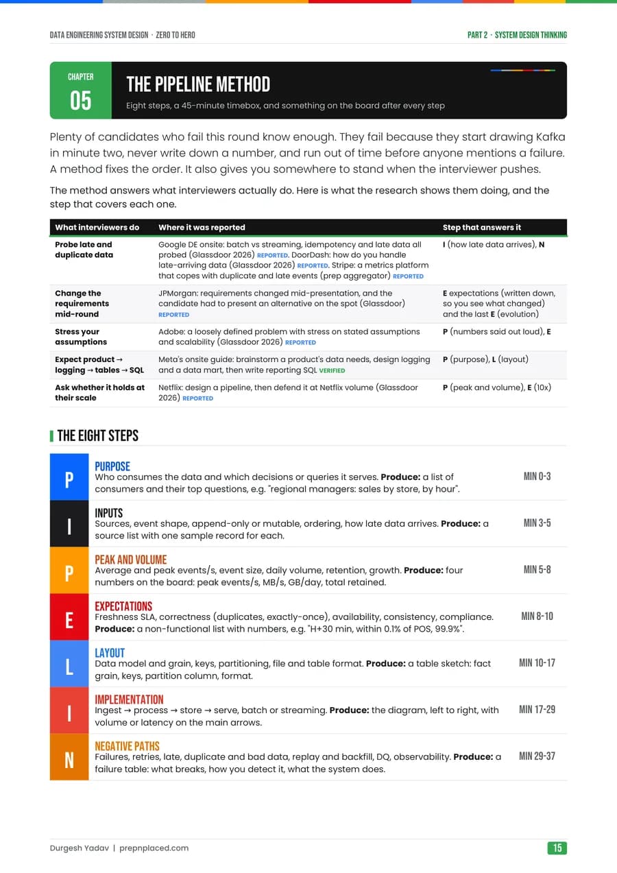 Data Engineering System Design: Zero to Hero, page 15