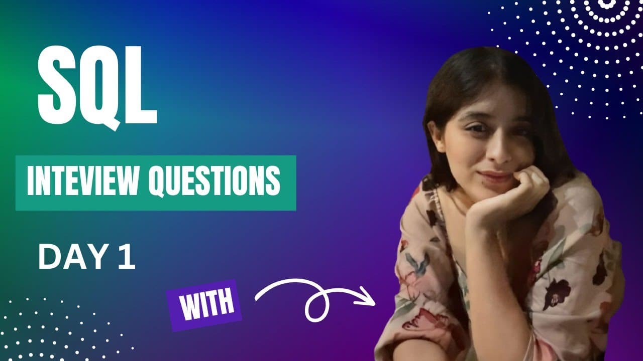 SQL Interview Questions — 5 Lectures — module