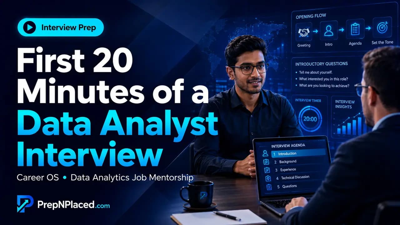First 20 Minutes of a Data Analyst Interview thumbnail