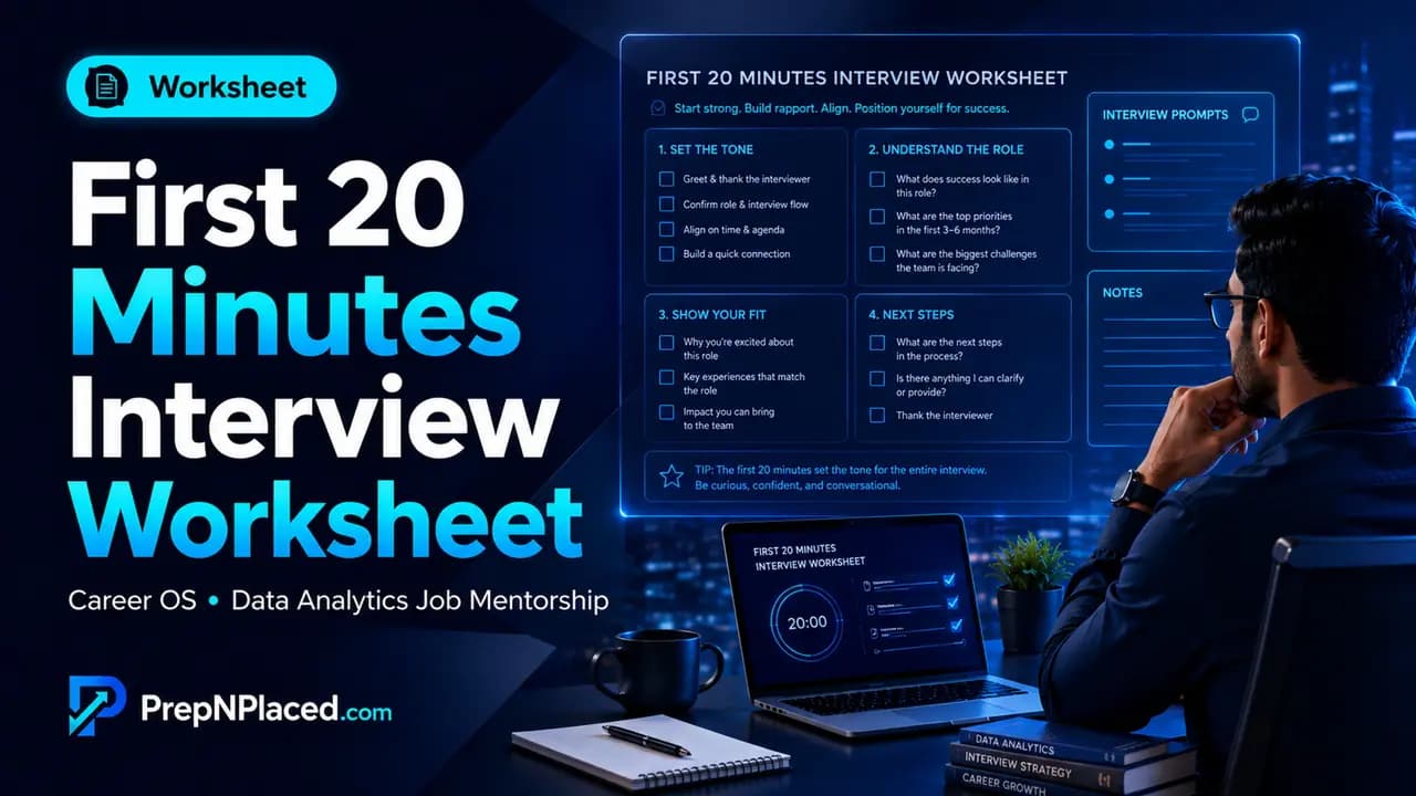 First 20 Minutes Interview Worksheet thumbnail