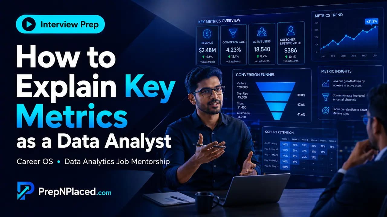 How to Explain Key Metrics as a Data Analyst thumbnail