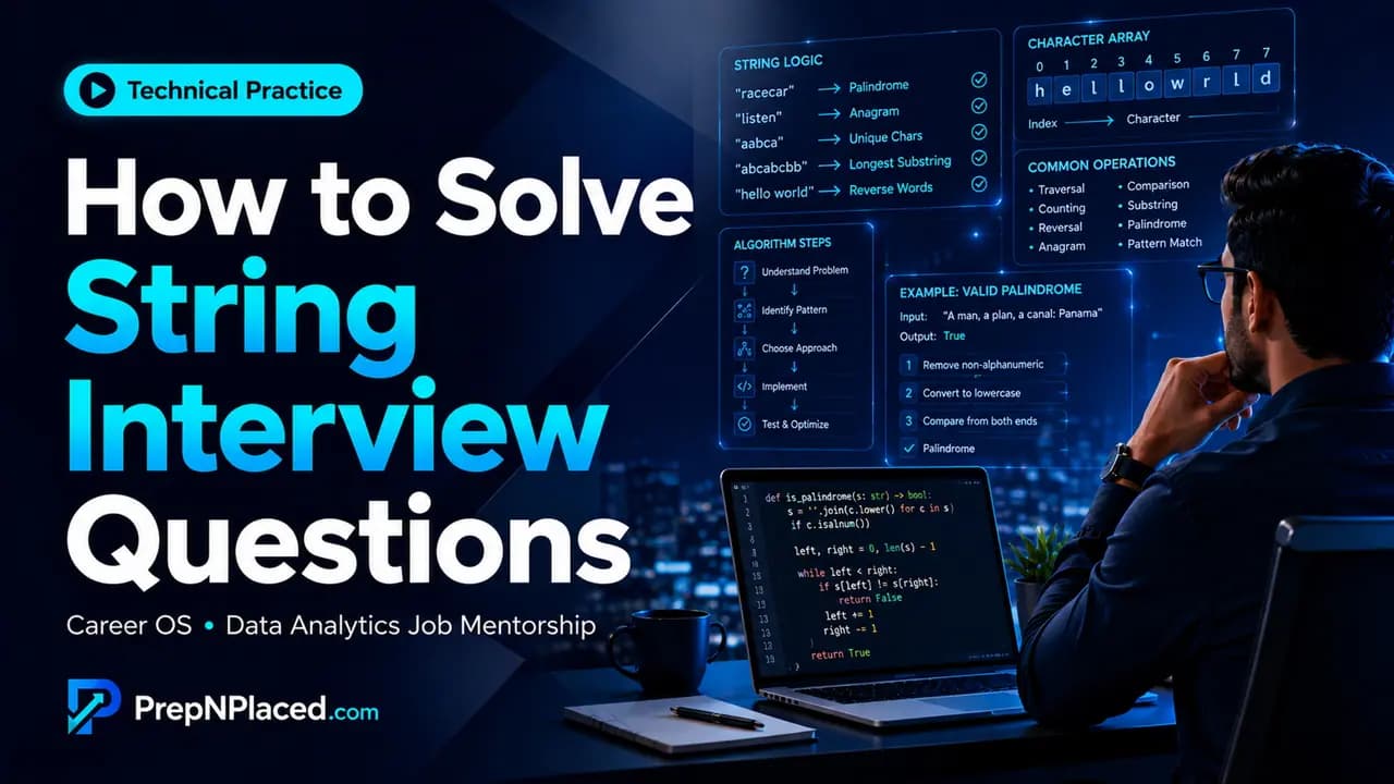 How to Solve String Interview Questions thumbnail