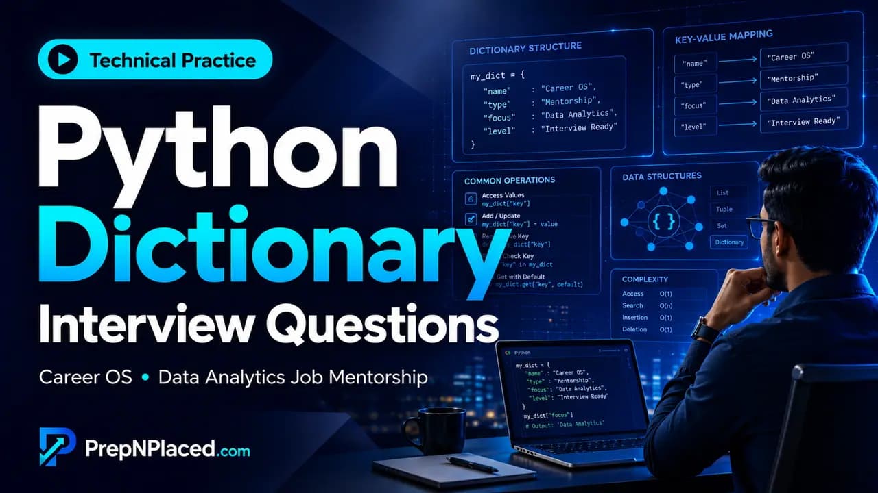 Python Dictionary Interview Questions thumbnail