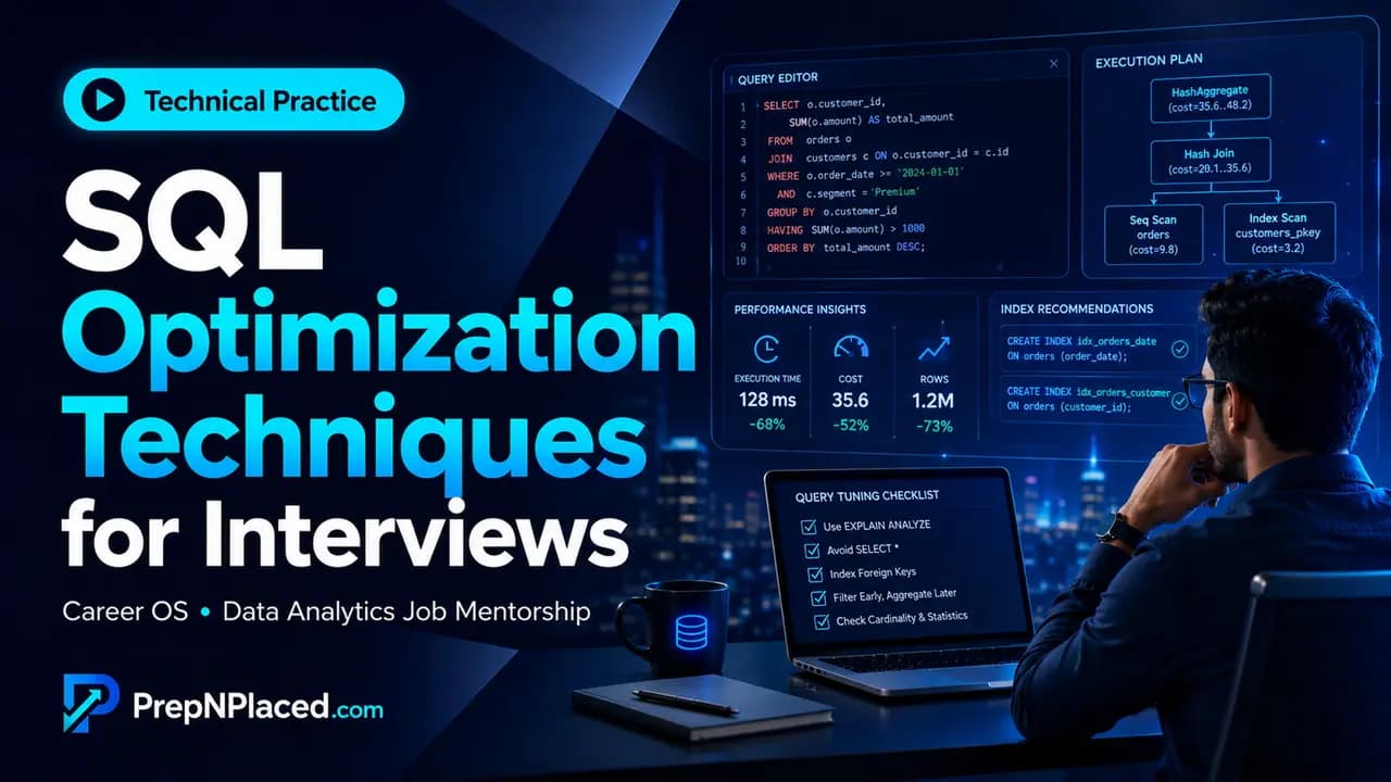 SQL Optimization Techniques for Interviews thumbnail