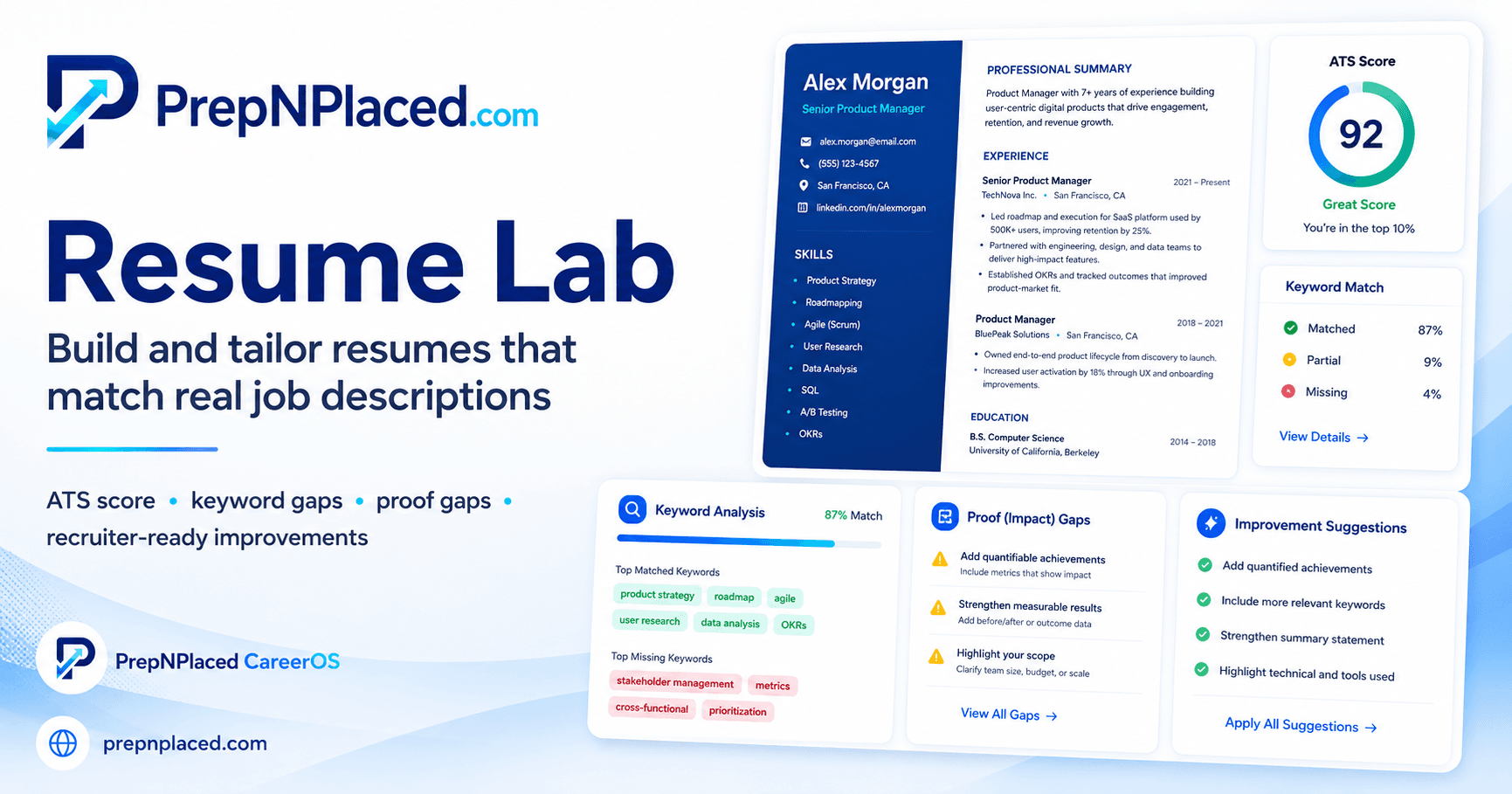 Resume And ATS Hub preview