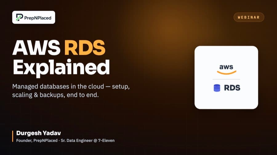 AWS RDS Explained — webinar recording