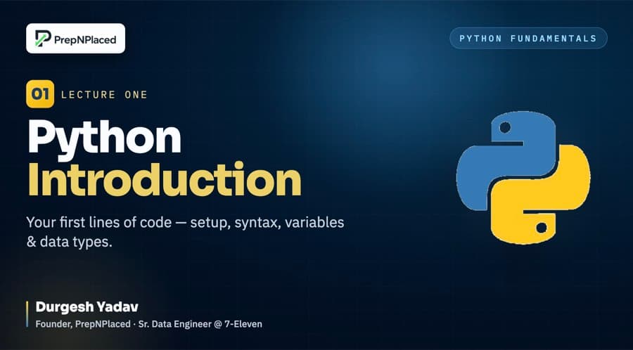Python Introduction — webinar recording
