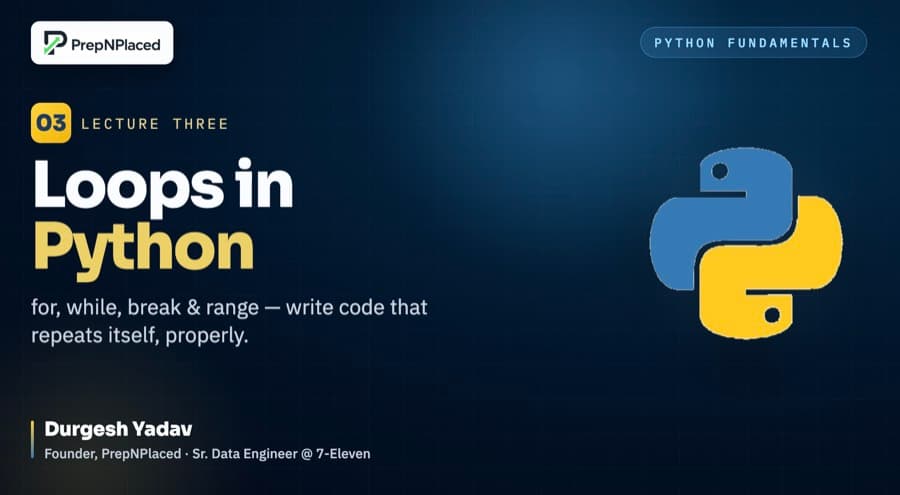 Loops in Python — webinar recording