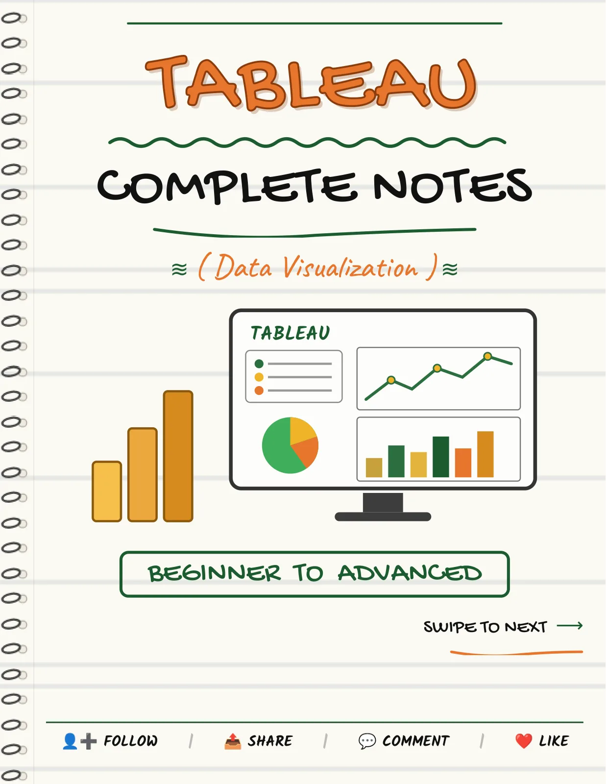 First page of Tableau — Complete Notes